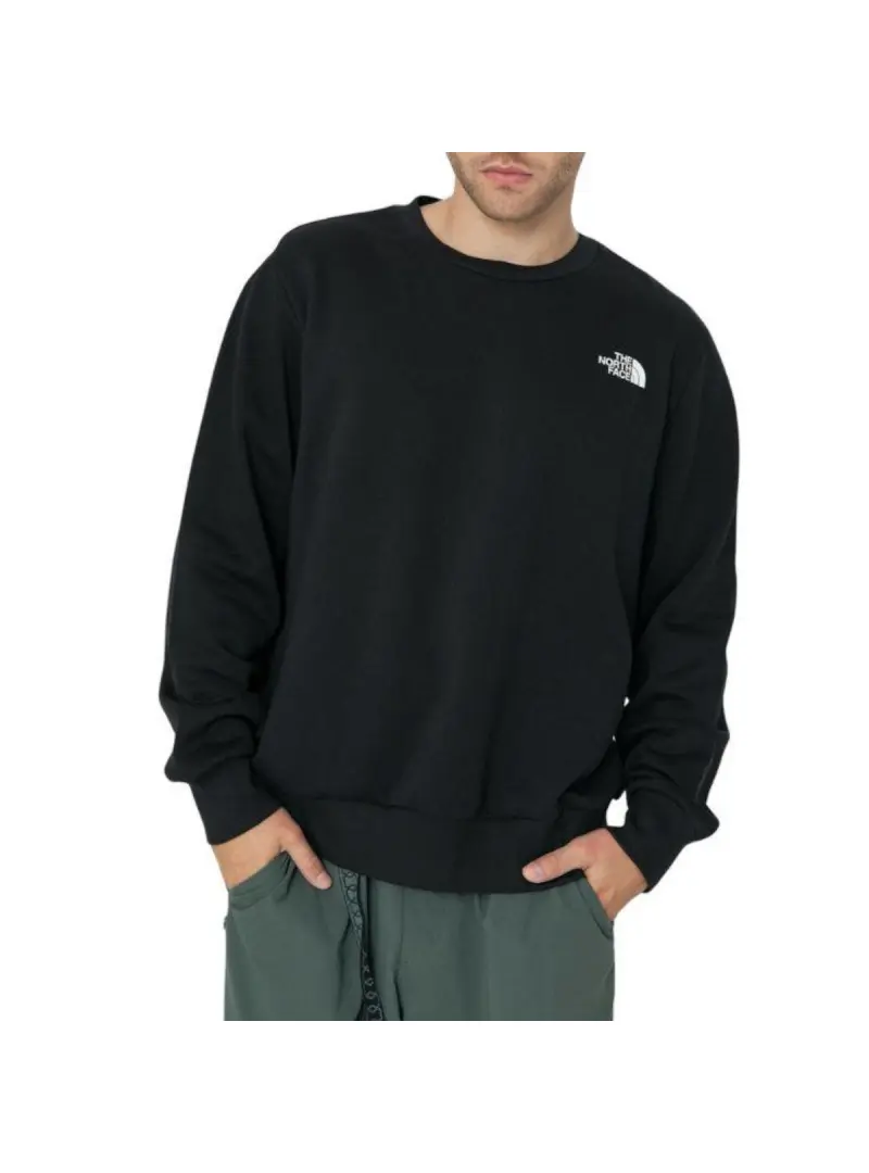 The North Face Męska Bluza M Simple Dome Crew NF0A89FBJK3 Czarny | Sklep Monotox