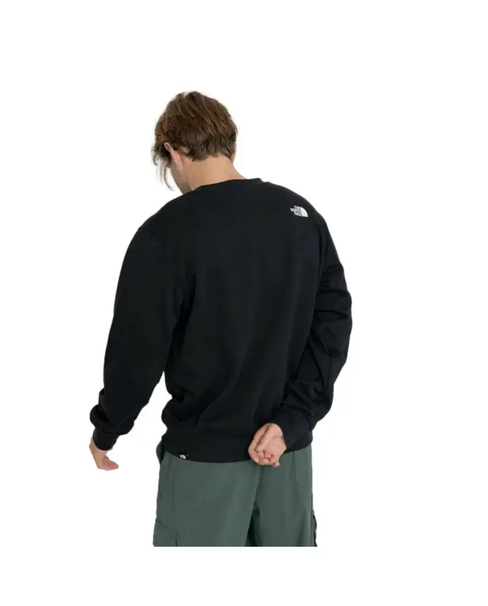 The North Face Męska Bluza M Simple Dome Crew NF0A89FBJK3 Czarny | Sklep Monotox