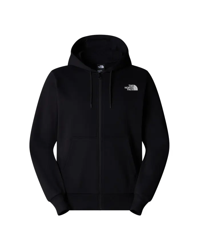 The North Face Męska Bluza M Simple Dome Full Zip NF0A89FDJK3 Czarny | Sklep Monotox