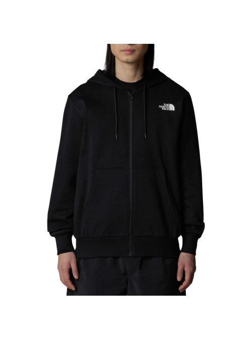The North Face Męska Bluza M Simple Dome Full Zip NF0A89FDJK3 Czarny | Sklep Monotox