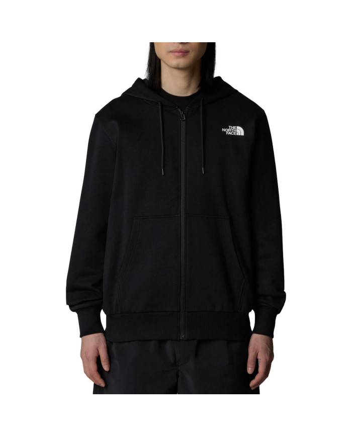 The North Face Męska Bluza M Simple Dome Full Zip NF0A89FDJK3 Czarny | Sklep Monotox