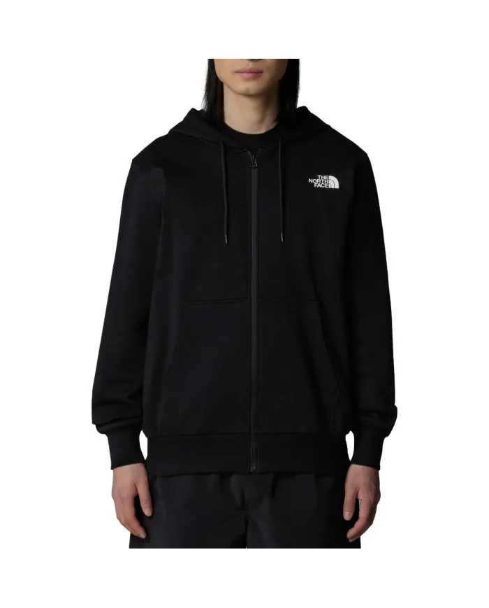 The North Face Męska Bluza M Simple Dome Full Zip NF0A89FDJK3 Czarny | Sklep Monotox
