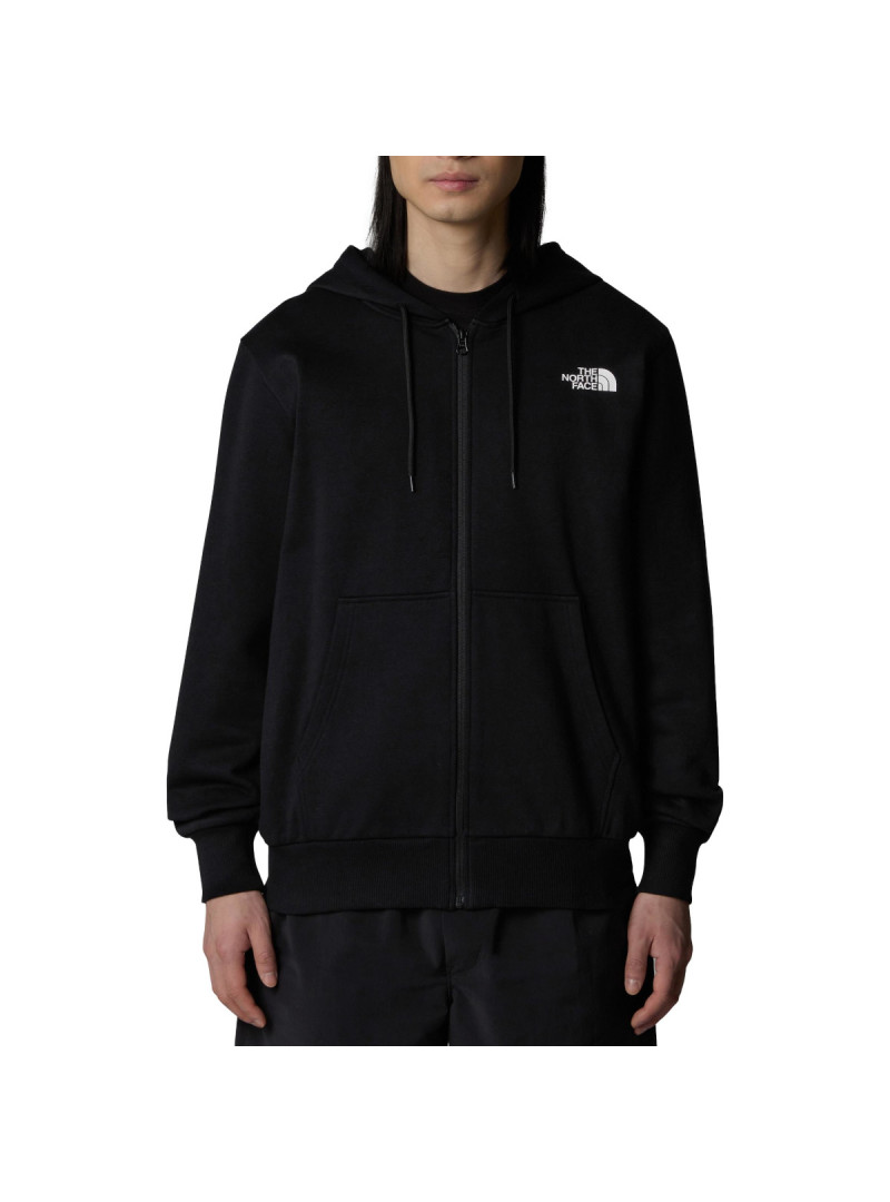 The North Face Męska Bluza M Simple Dome Full Zip NF0A89FDJK3 Czarny | Sklep Monotox