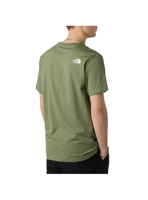 The North Face Męski T-shirt M Ss Easy Tee NF0A8A6CBO9 Zielony | Sklep Monotox