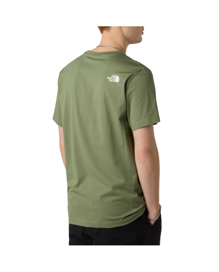 The North Face Męski T-shirt M Ss Easy Tee NF0A8A6CBO9 Zielony | Sklep Monotox