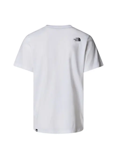 The North Face Męski T-shirt M Ss Easy Tee TNF NF0A8A6CFN4 Biały | Sklep Monotox