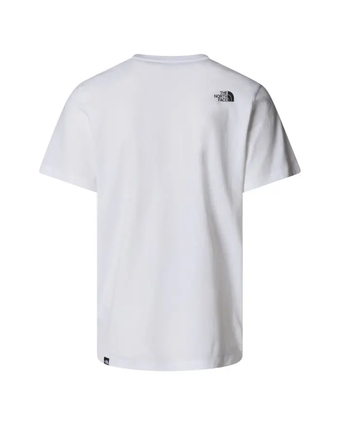 The North Face Męski T-shirt M Ss Easy Tee TNF NF0A8A6CFN4 Biały | Sklep Monotox