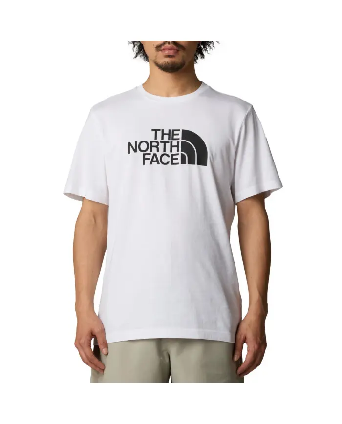 The North Face Męski T-shirt M Ss Easy Tee TNF NF0A8A6CFN4 Biały | Sklep Monotox