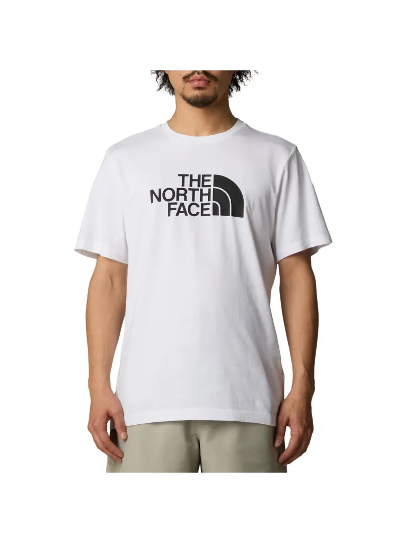 The North Face Męski T-shirt M Ss Easy Tee TNF NF0A8A6CFN4 Biały | Sklep Monotox