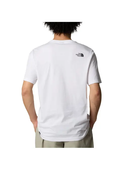 The North Face Męski T-shirt M Ss Easy Tee TNF NF0A8A6CFN4 Biały | Sklep Monotox