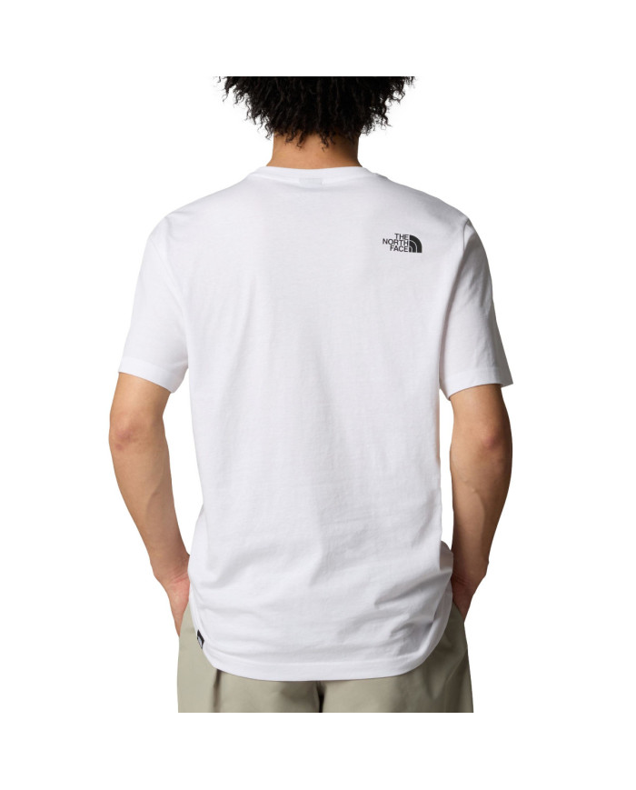 The North Face Męski T-shirt M Ss Easy Tee TNF NF0A8A6CFN4 Biały | Sklep Monotox