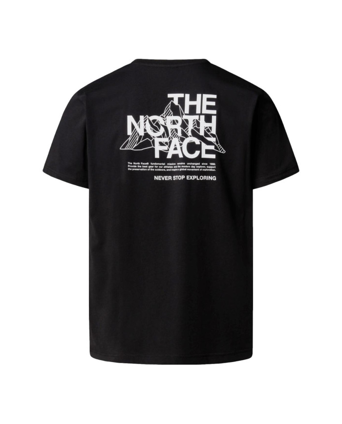 The North Face Męski T-shirt M Mountain Sketch Ss Tee NF0A8EE8JK3 Czarny | Sklep Monotox