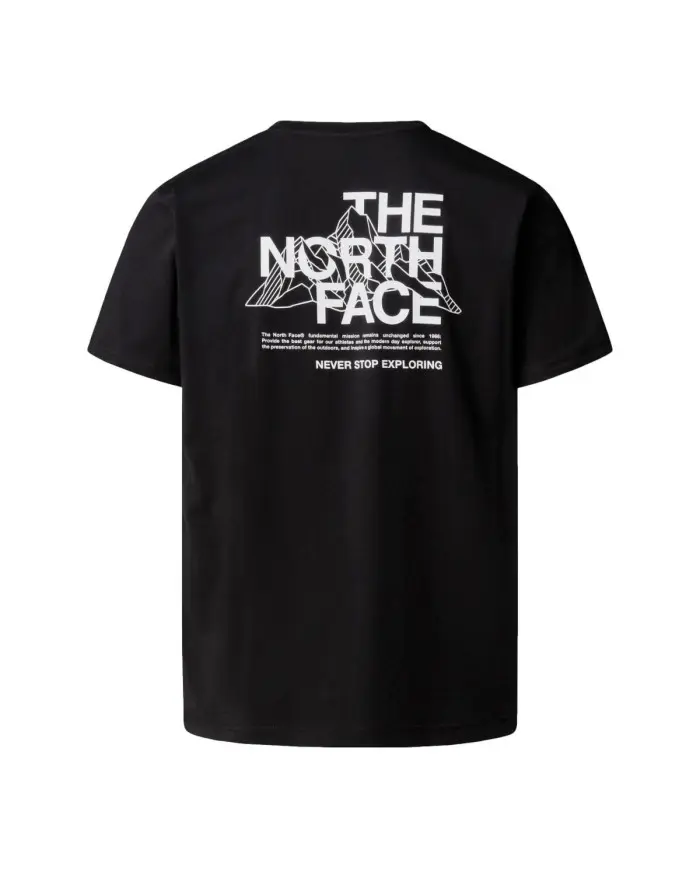 The North Face Męski T-shirt M Mountain Sketch Ss Tee NF0A8EE8JK3 Czarny | Sklep Monotox