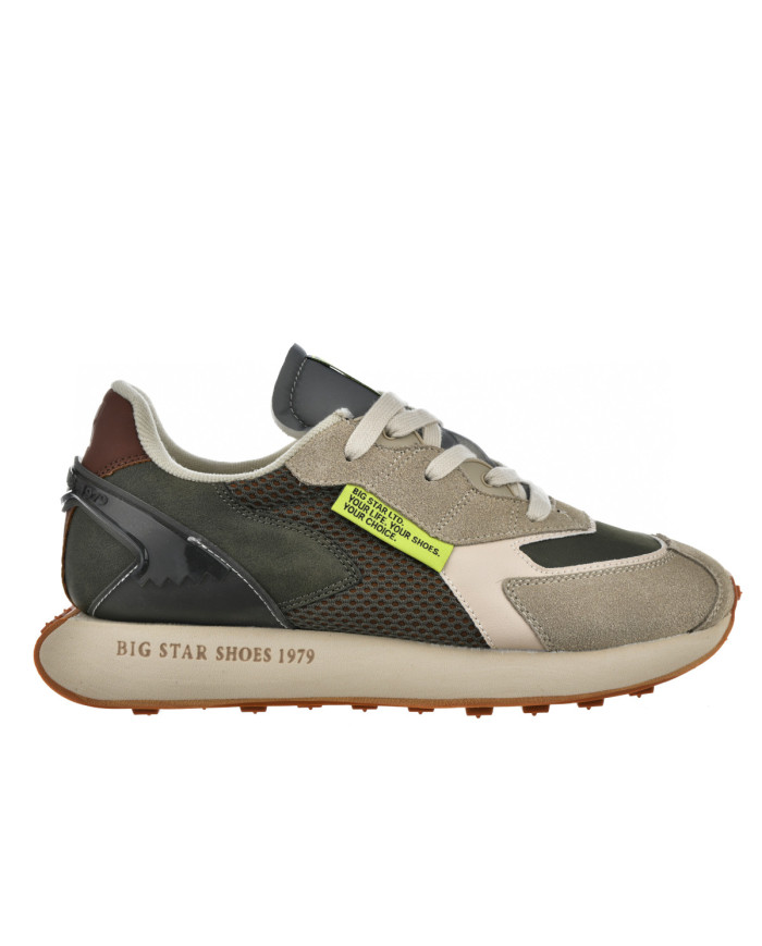 Big Star Męskie Sneakersy Big Jac NN174345 Brązowy | Sklep Monotox