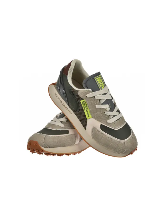 Big Star Męskie Sneakersy Big Jac NN174345 Brązowy | Sklep Monotox