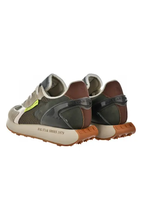 Big Star Męskie Sneakersy Big Jac NN174345 Brązowy | Sklep Monotox