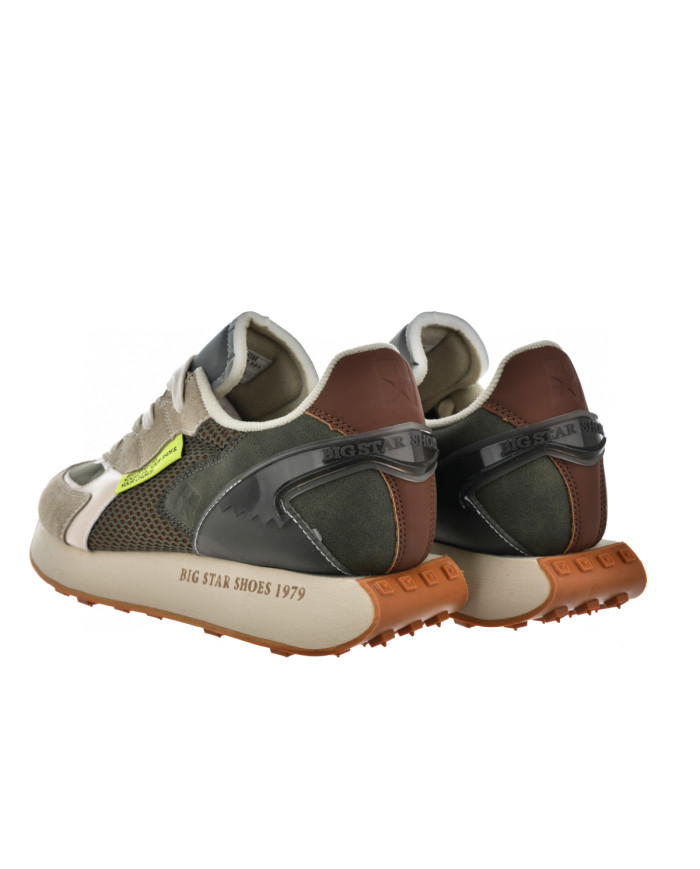Big Star Męskie Sneakersy Big Jac NN174345 Brązowy | Sklep Monotox