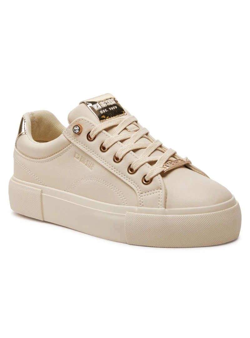 Big Star Damskie Sneakersy Big Top NN274210 Beżowy | Sklep Monotox