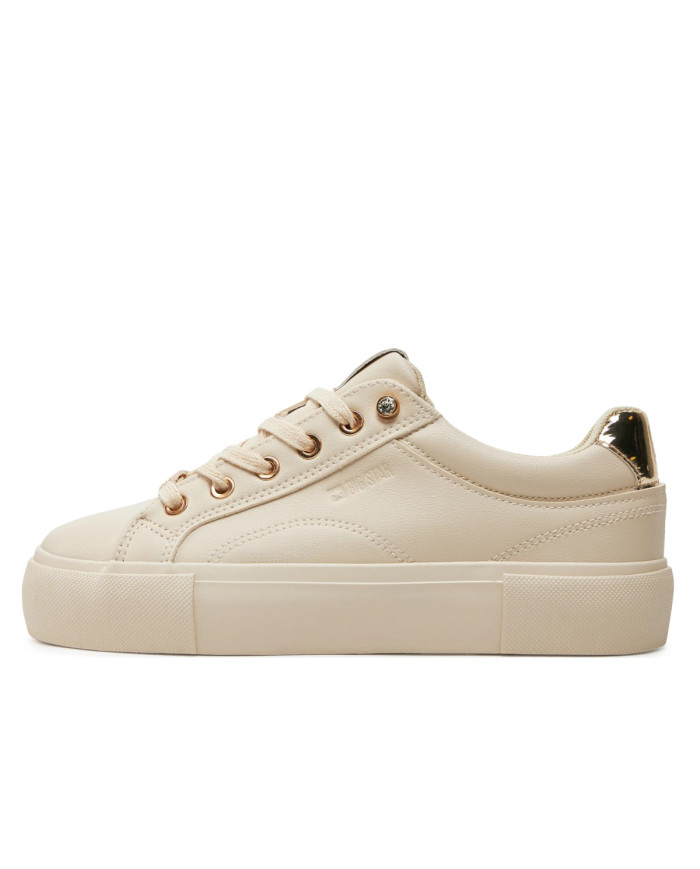 Big Star Damskie Sneakersy Big Top NN274210 Beżowy | Sklep Monotox