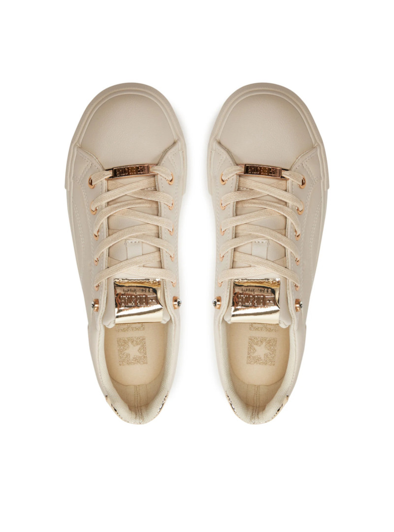 Big Star Damskie Sneakersy Big Top NN274210 Beżowy | Sklep Monotox