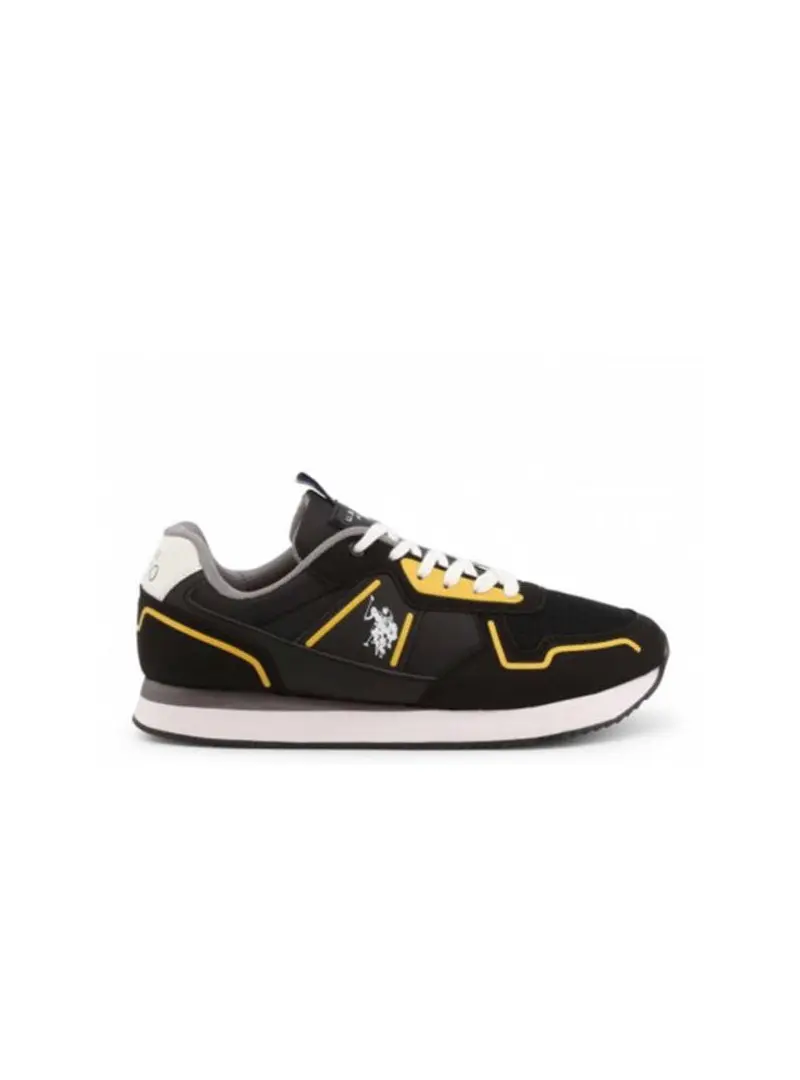 U.s. Polo Assn. Męskie Sneakersy Us Nobil NOBIL004-BLK-OCR01 Czarny | Sklep Monotox