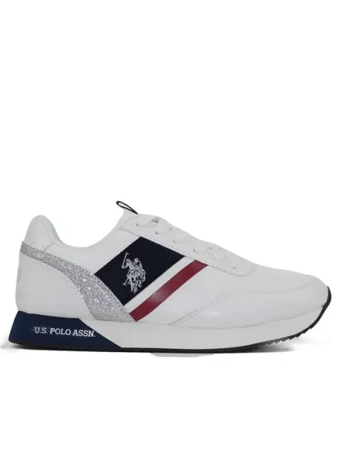 U.s. Polo Assn. Damskie Sneakersy Us Assn Nobiw NOBIW002-WHI Biały | Sklep Monotox