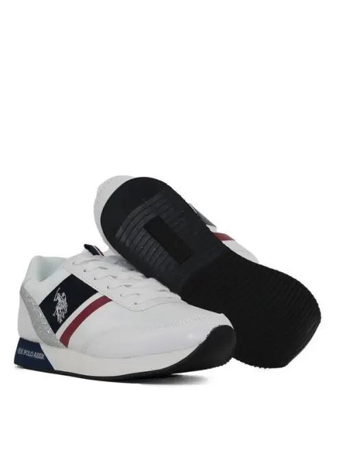 U.s. Polo Assn. Damskie Sneakersy Us Assn Nobiw NOBIW002-WHI Biały | Sklep Monotox