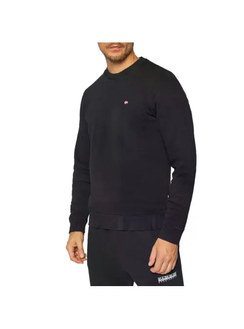 Napapijri Męska Bluza Balis Crew 1 NP0A4FQW041 Czarny | Sklep Monotox