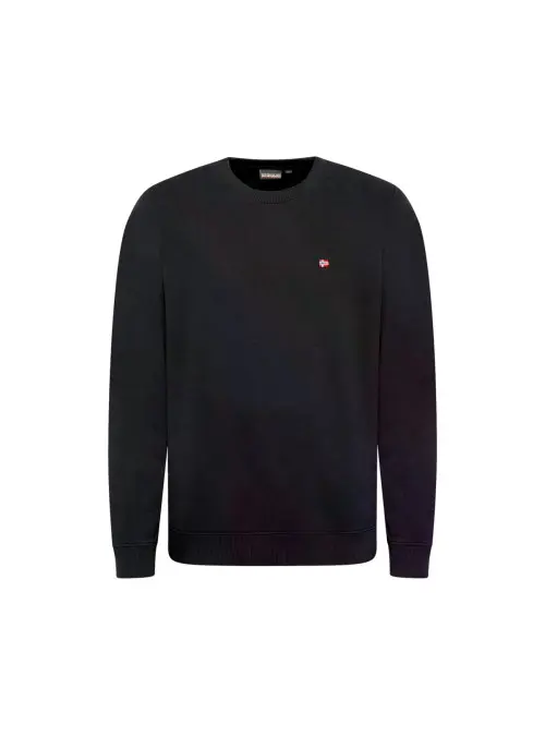 Napapijri Męska Bluza Balis Crew 1 NP0A4FQW041 Czarny | Sklep Monotox