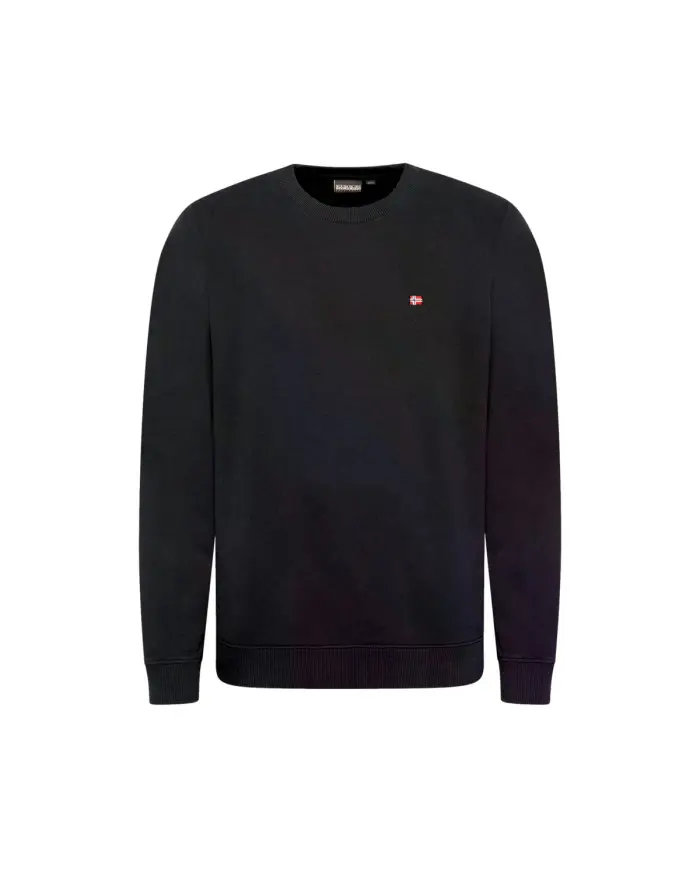 Napapijri Męska Bluza Balis Crew 1 NP0A4FQW041 Czarny | Sklep Monotox