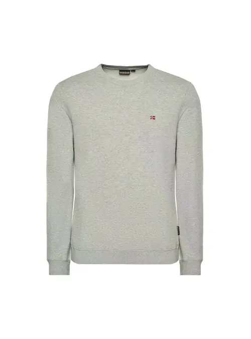 Napapijri Męska Bluza Balis Crew 1 NP0A4FQW160 Szary | Sklep Monotox