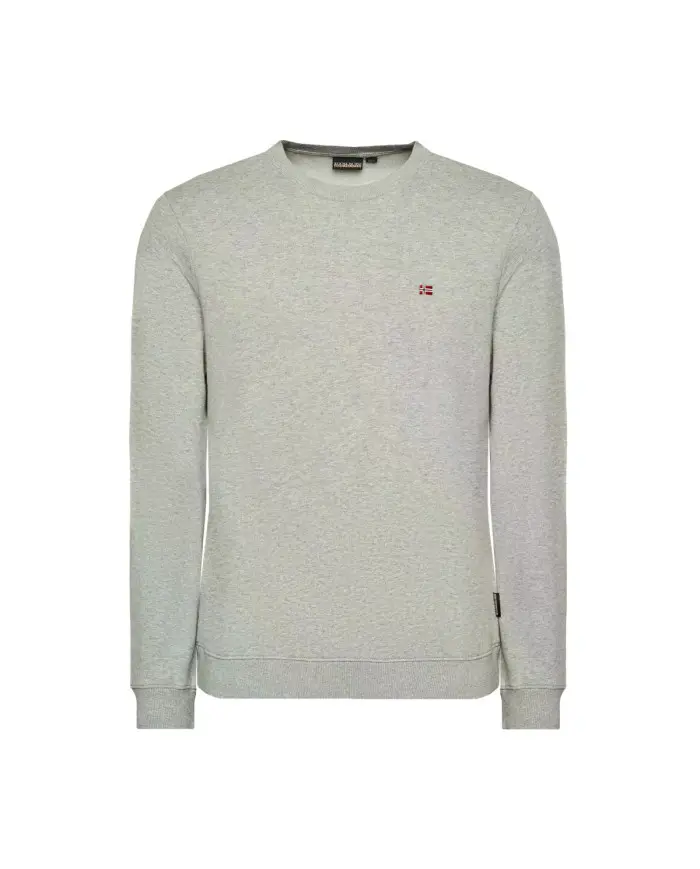 Napapijri Męska Bluza Balis Crew 1 NP0A4FQW160 Szary | Sklep Monotox