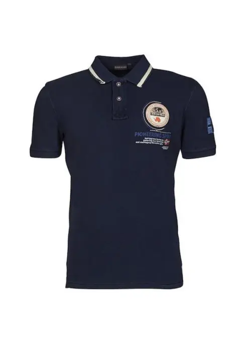 Napapijri Męskie Polo Gandy 3 NP0A4G2J176 Granatowy | Sklep Monotox