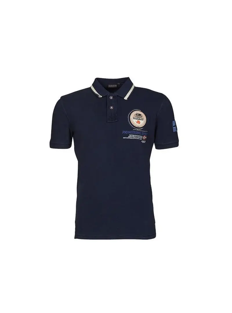 Napapijri Męskie Polo Gandy 3 NP0A4G2J176 Granatowy | Sklep Monotox