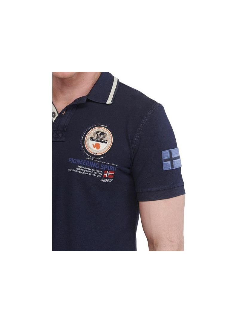 Napapijri Męskie Polo Gandy 3 NP0A4G2J176 Granatowy | Sklep Monotox