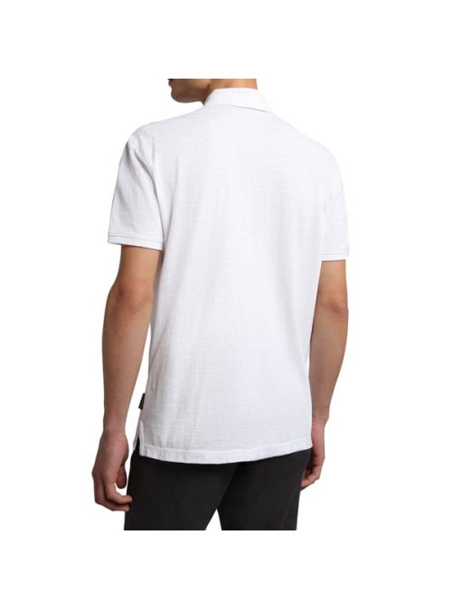 Napapijri Męskie Polo Ebea 1 NP0A4G2M002 Biały | Sklep Monotox