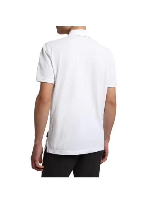 Napapijri Męskie Polo Ebea 1 NP0A4G2M002 Biały | Sklep Monotox