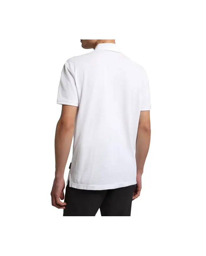 Napapijri Męskie Polo Ebea 1 NP0A4G2M002 Biały | Sklep Monotox