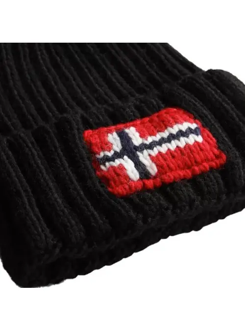 Napapijri Czapka zimowa Semiury 5 NP0A4GKB041 Czarny | Sklep Monotox