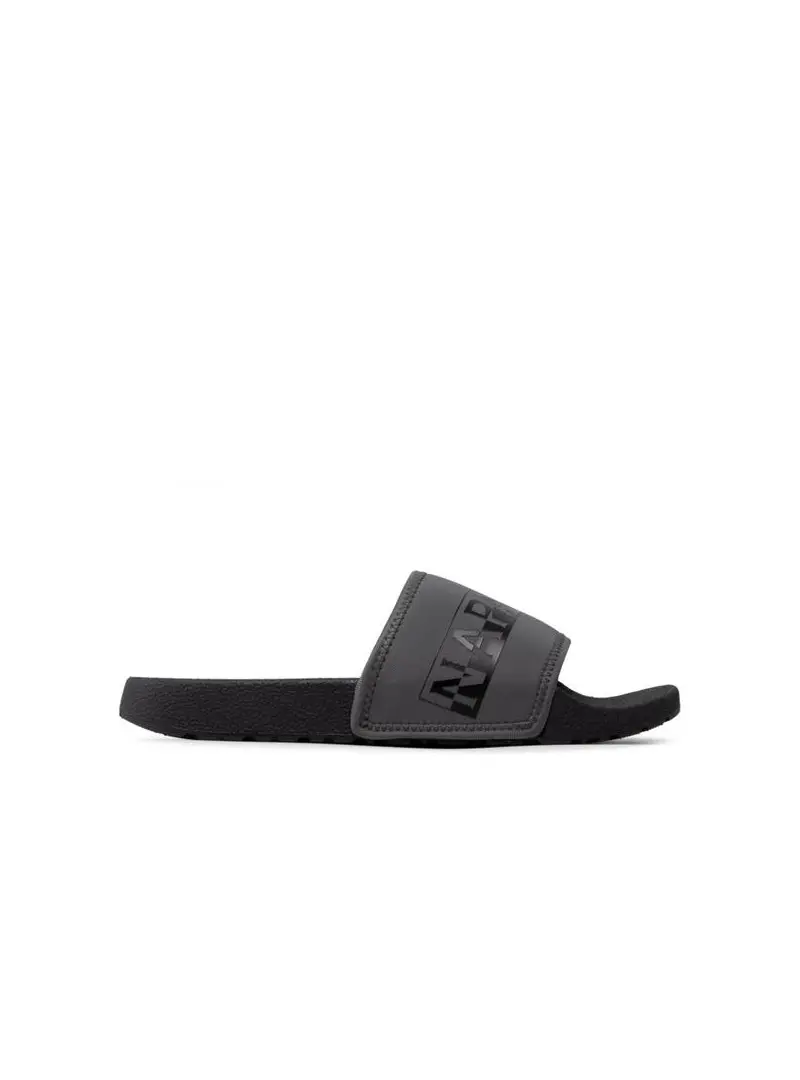 Napapijri Męskie Klapki Stream Slide NP0A4GRY041 Black | Sklep Monotox