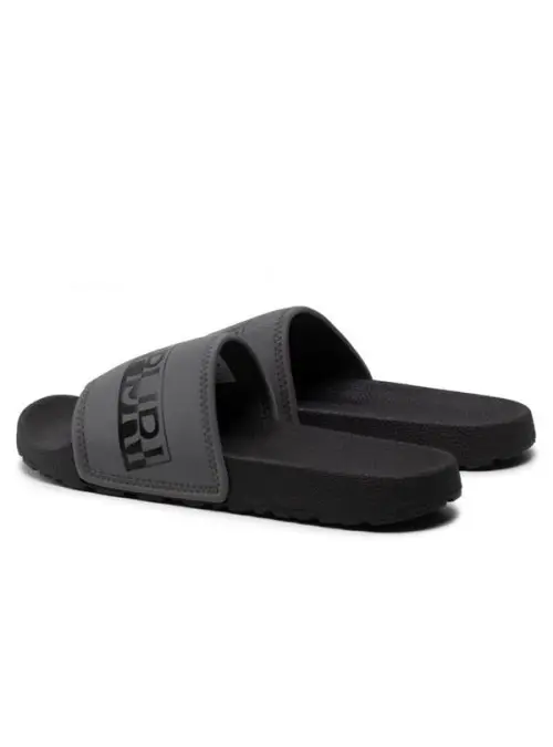 Napapijri Męskie Klapki Stream Slide NP0A4GRY041 Black | Sklep Monotox