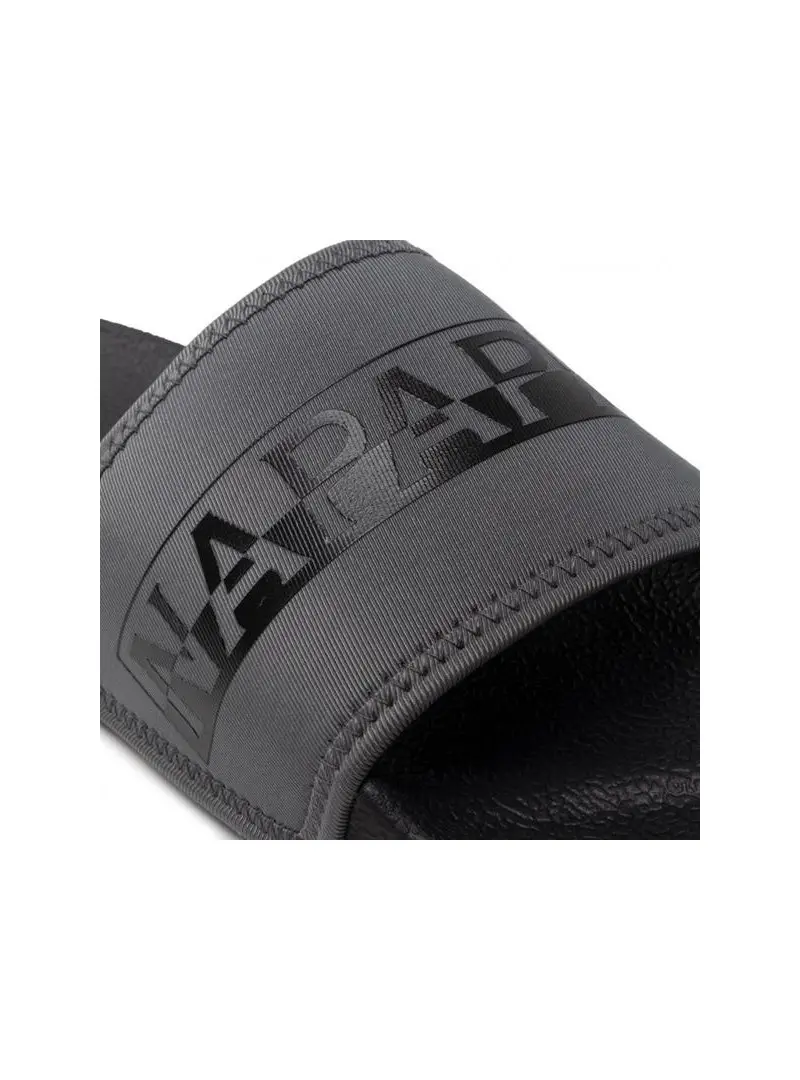 Napapijri Męskie Klapki Stream Slide NP0A4GRY041 Black | Sklep Monotox