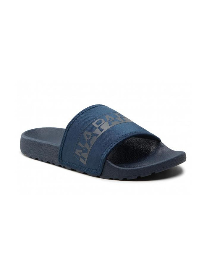 Napapijri Męskie Klapki Stream Slide NP0A4GRY176 Blue Marine | Sklep Monotox