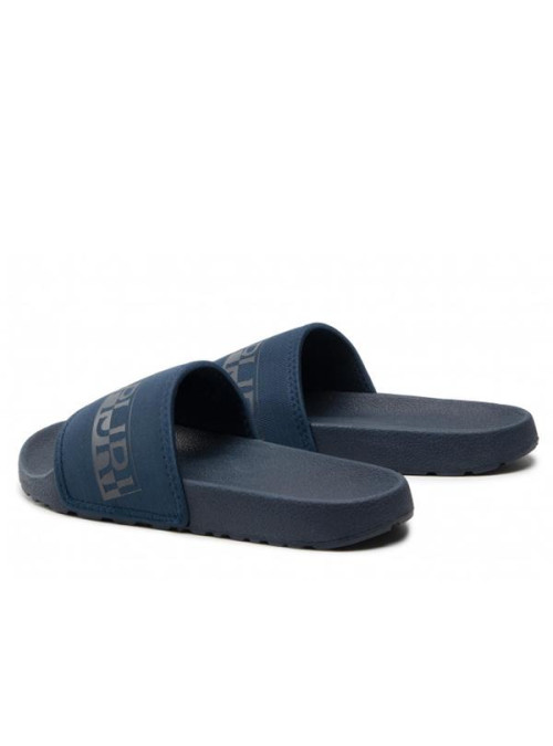 Napapijri Męskie Klapki Stream Slide NP0A4GRY176 Blue Marine | Sklep Monotox