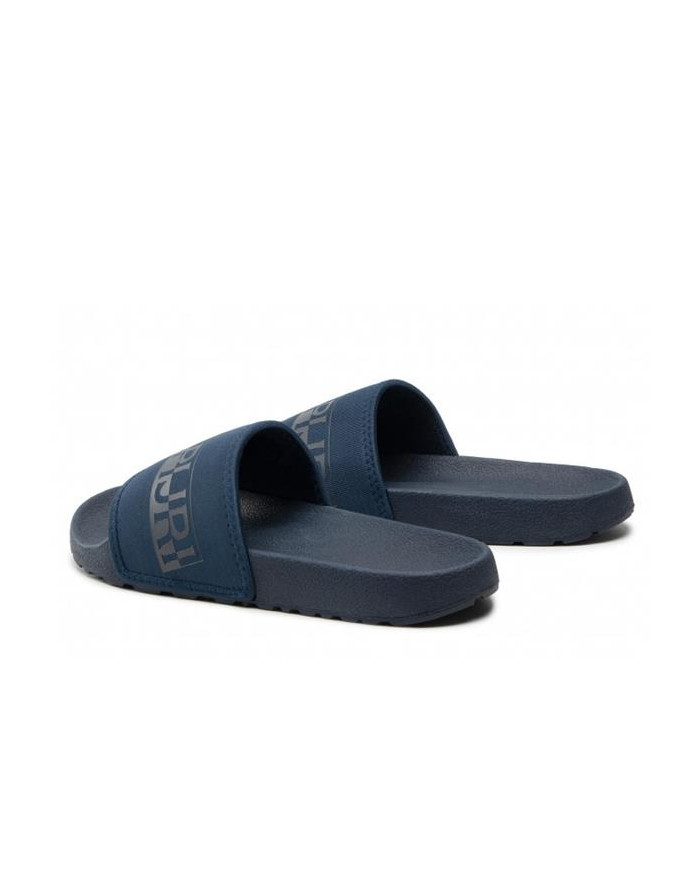 Napapijri Męskie Klapki Stream Slide NP0A4GRY176 Blue Marine | Sklep Monotox
