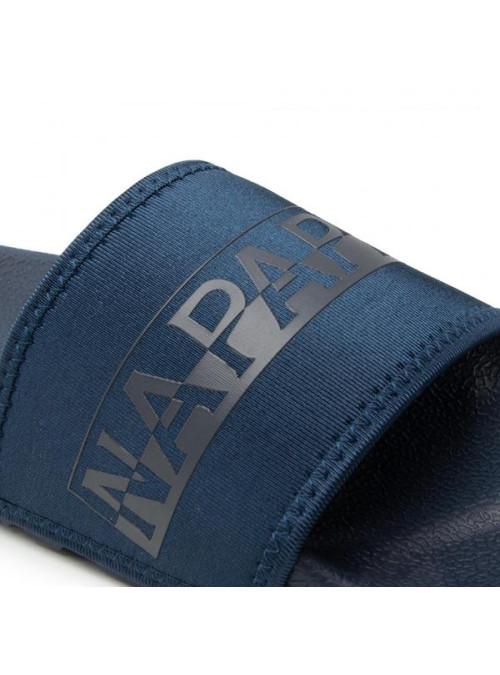 Napapijri Męskie Klapki Stream Slide NP0A4GRY176 Blue Marine | Sklep Monotox
