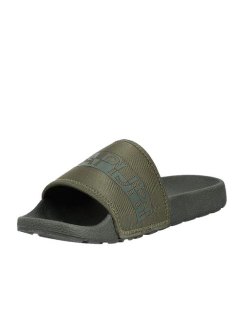 Napapijri Męskie Klapki Stream Slide NP0A4GRYGD6 Olive Green | Sklep Monotox