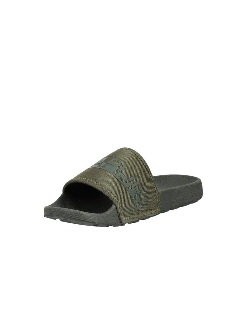 Napapijri Męskie Klapki Stream Slide NP0A4GRYGD6 Olive Green | Sklep Monotox