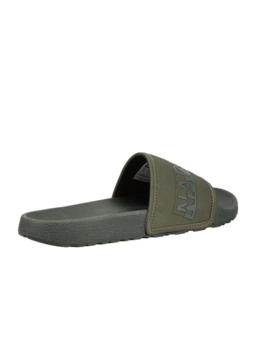 Napapijri Męskie Klapki Stream Slide NP0A4GRYGD6 Olive Green | Sklep Monotox
