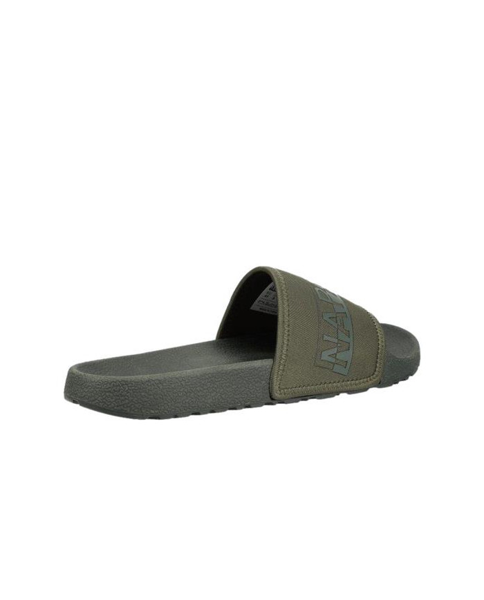 Napapijri Męskie Klapki Stream Slide NP0A4GRYGD6 Olive Green | Sklep Monotox